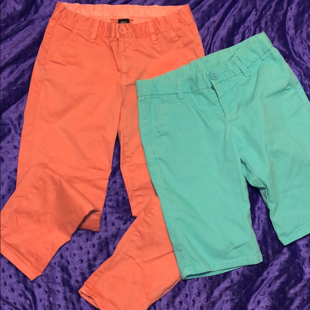 Girls Gap Colored khaki’s size 10 regular!!